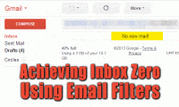 Achieve Inbox Zero through Email Filters