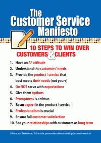 The Customer Service Manifesto