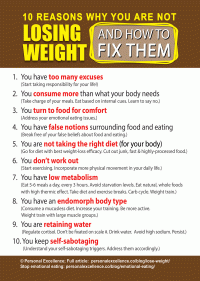 Why You Are Not Losing Weight (... Yet) [Manifesto]