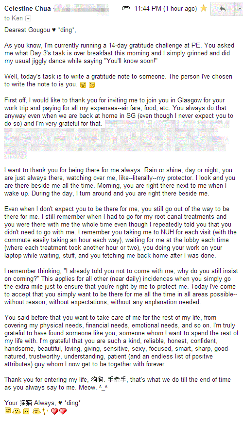 My Thank You Letter to Ken Soh