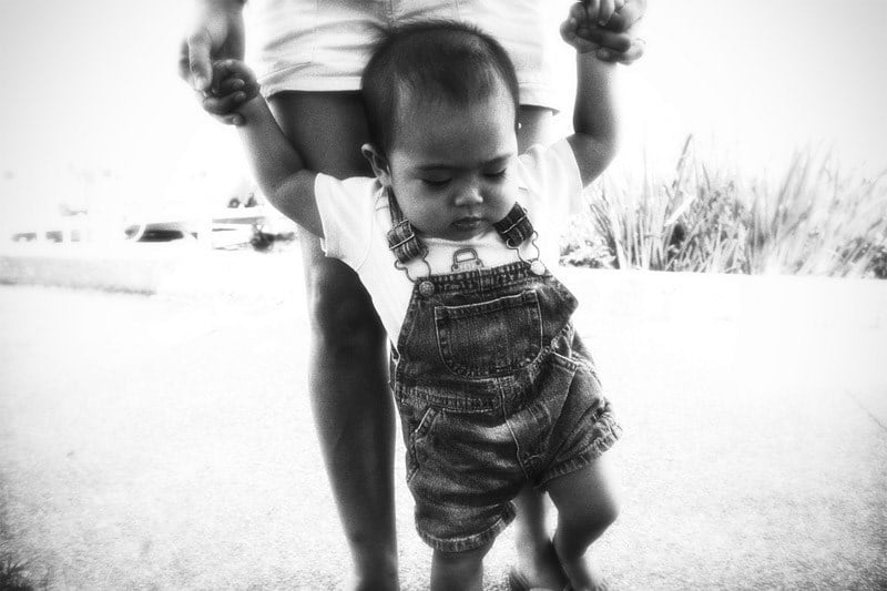 Baby walking