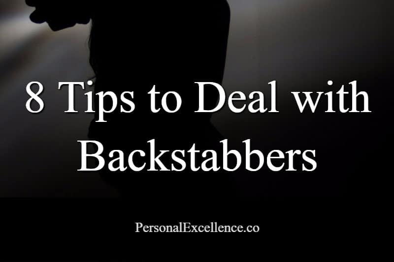 How To Deal With Backstabbers