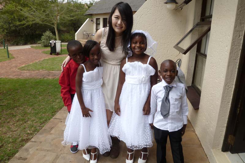 Celes at Mavis' Wedding in Johannesburg