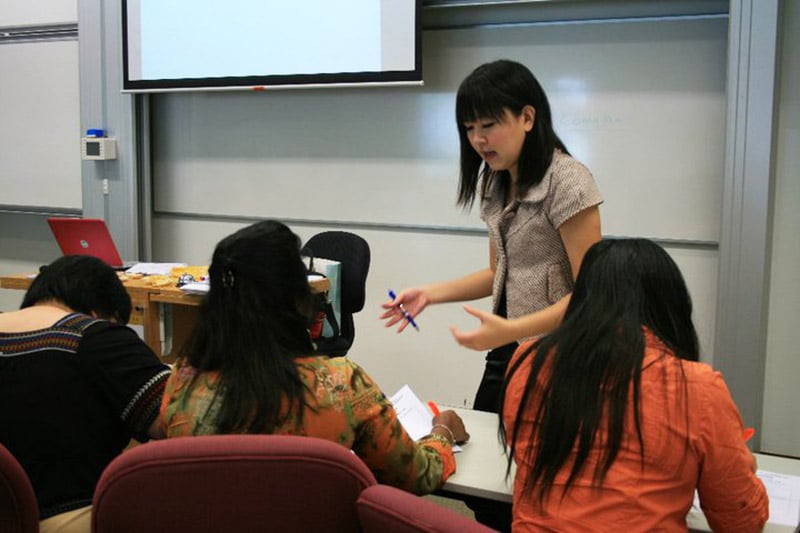 Me in 2010, conducting a workshop