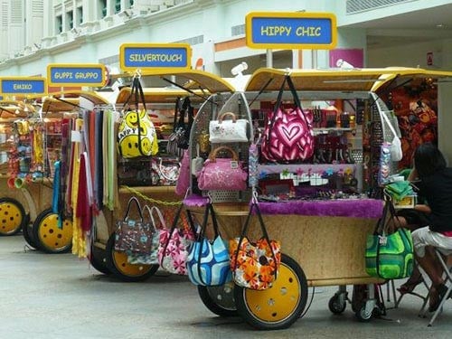 Pushcarts in Singapore