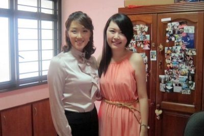 Suzanne Jung and Celestine Chua