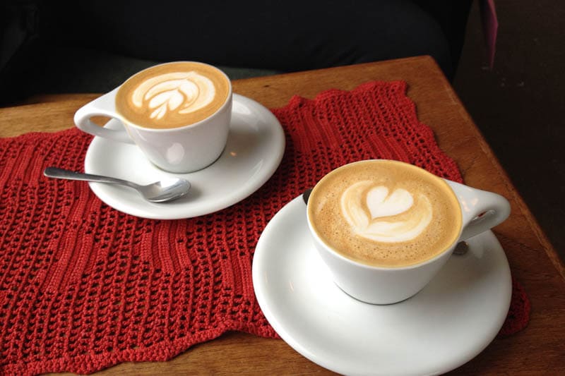 Two cups of coffee