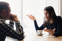 Couple arguing
