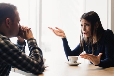 Couple arguing