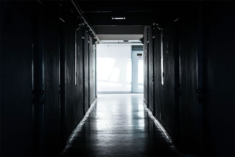 Dark corridor