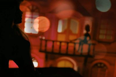 Silhouette of a doll