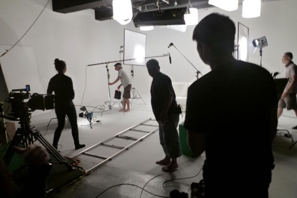 Dove Camera Confidence Shoot: Waiting for the crew to do the setup