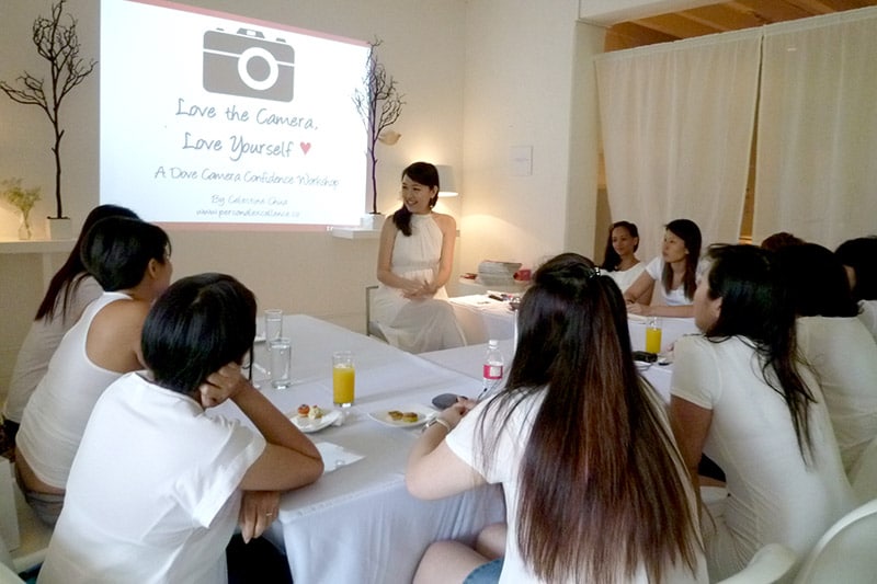 Dove Camera Confidence Workshop: Interacting with participants