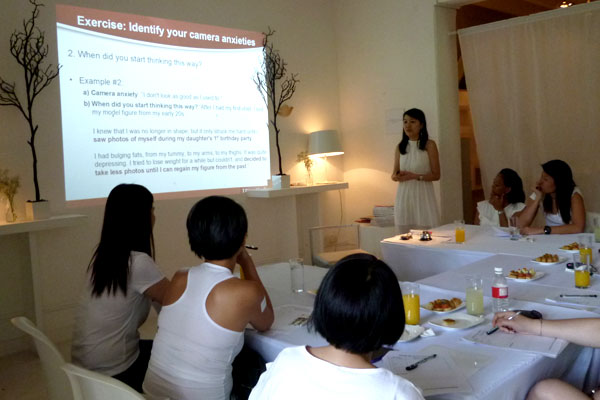 Dove Camera Confidence Workshop: Identifying camera anxieties