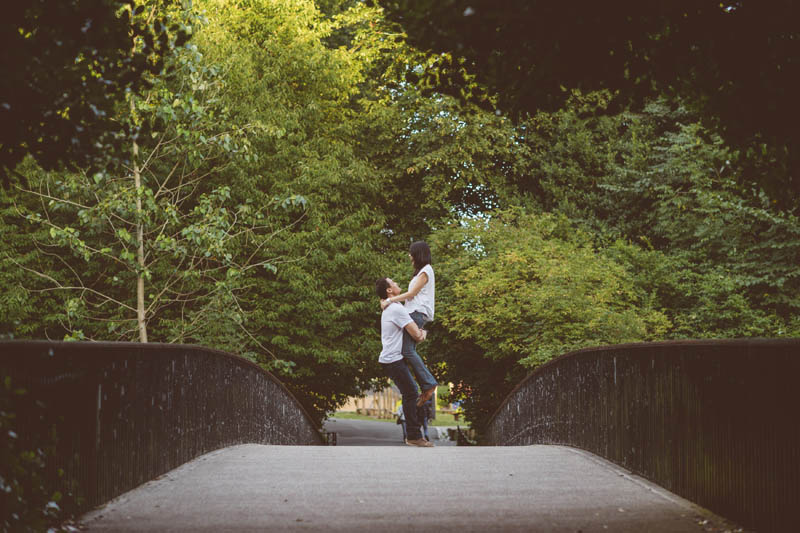 Engagement shoot: On the bridge