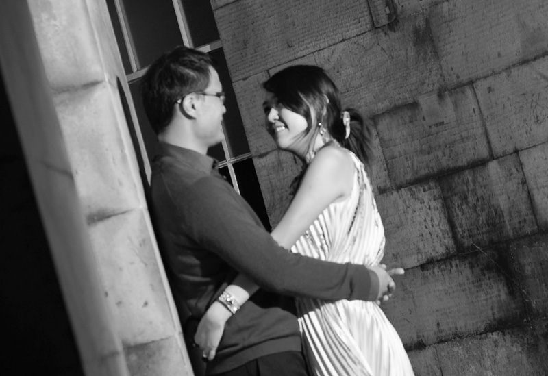 Engagement shoot: Closeup (St Giles' Cathedral)