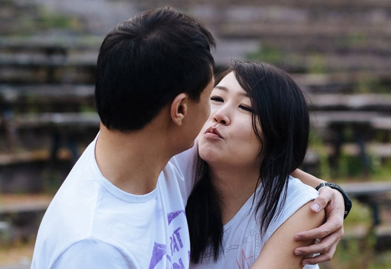 Engagement shoot: Kiss