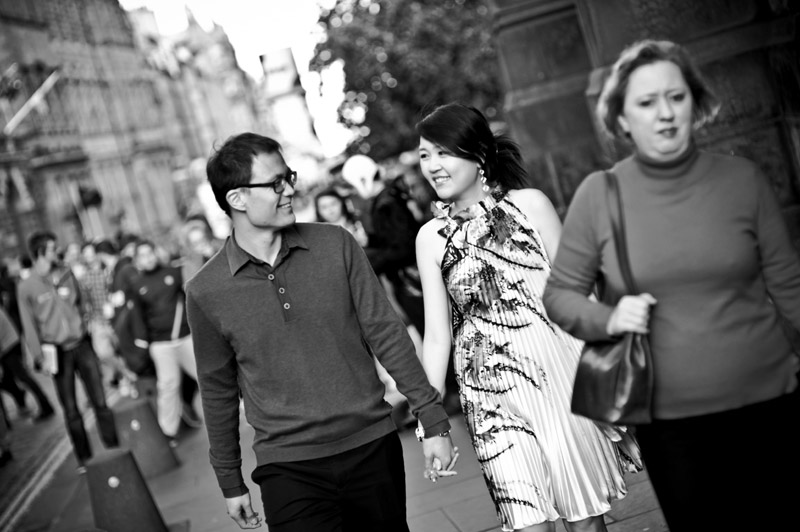 Engagement shoot: Mutual gaze (Edinburgh City)