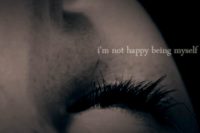 Eyelashes: "I'm not happy being myself"