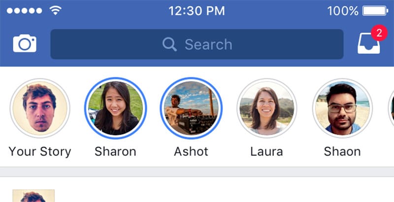 Facebook Stories
