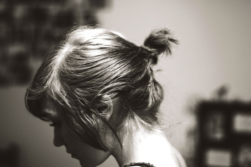 Girl alone
