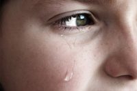 Girl crying