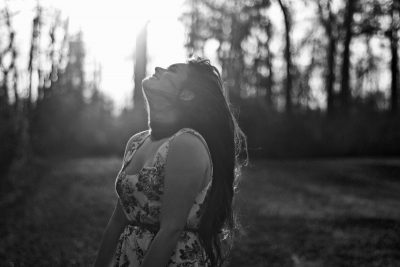 Girl in joy
