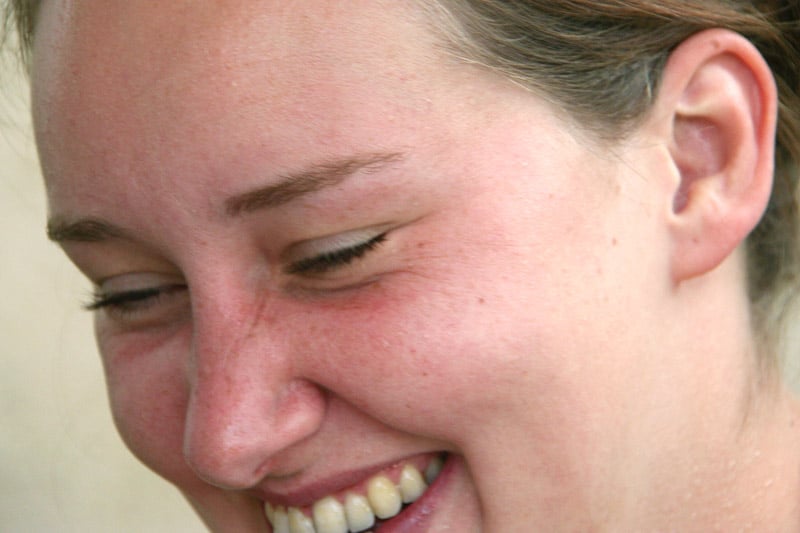 Girl laughing