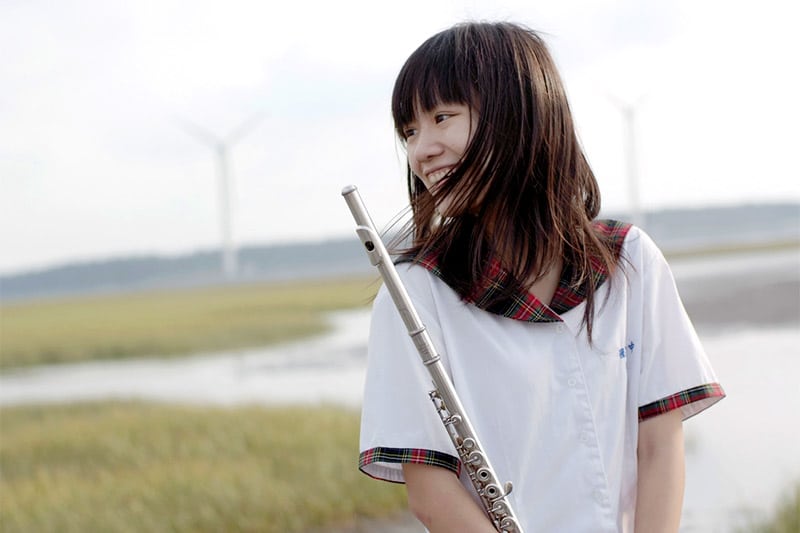 Girl smiling