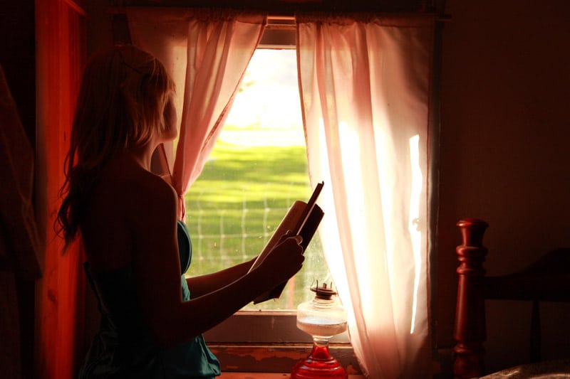 Girl at window
