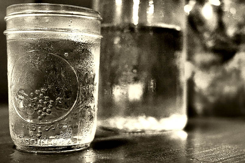 Glass of water