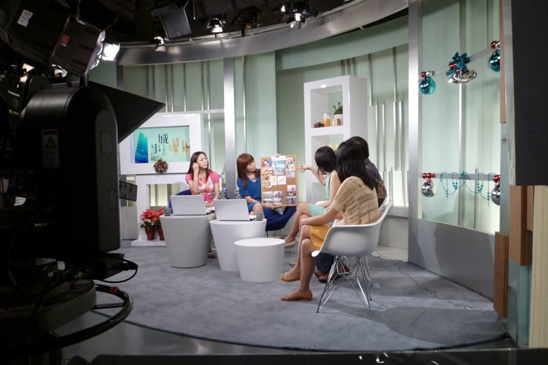 Me in Good Morning Singapore! sharing on my vision board