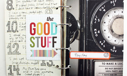 A homemade gratitude journal by Wendy Copley (A peek inside)