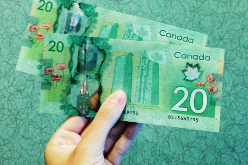 Money in hand