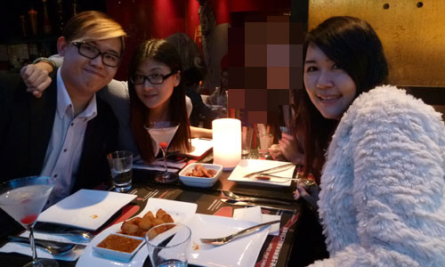 Me with my friends in Hong Kong: FCC, Rita, B, myself