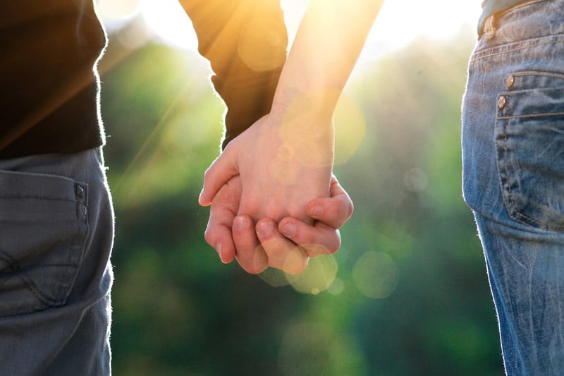 Hold hands