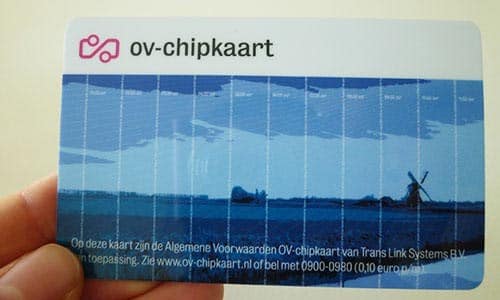 OV-Chipkaart - To travel around in Holland