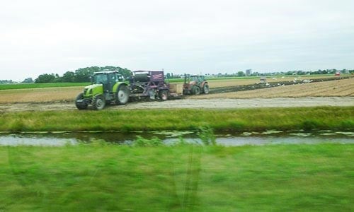 A dike in Holland