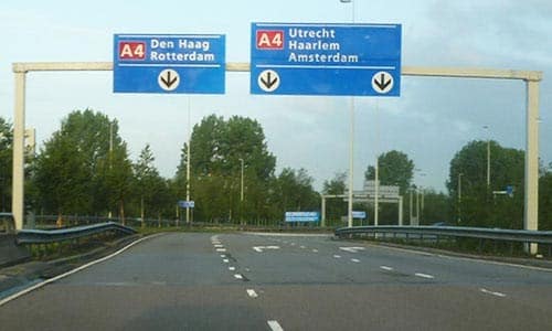 From the Schiphol Airport