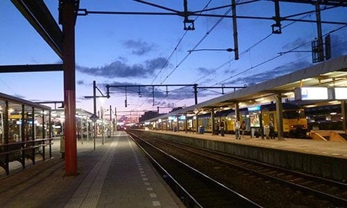 Intercity train stations