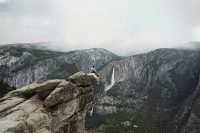 Man on the cliff