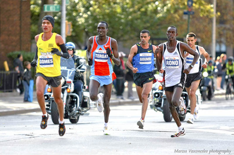 Running a marathon