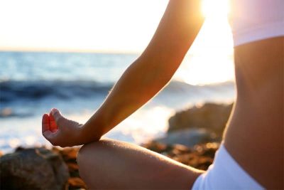 Meditation at the beach