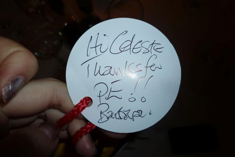 Cape Town PE Meetup (2013): Gift from Barbara