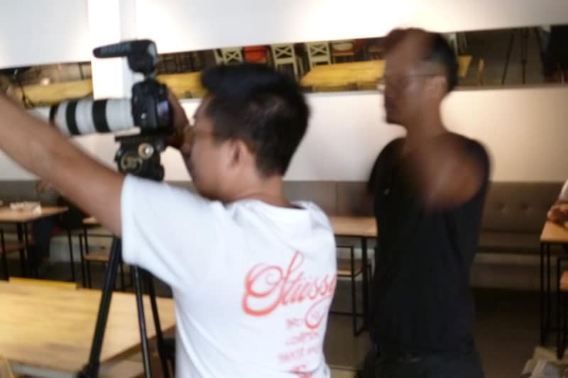 SG PE Meetup: Mediacorp filming crew