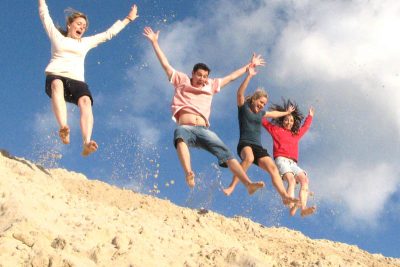 People jumping