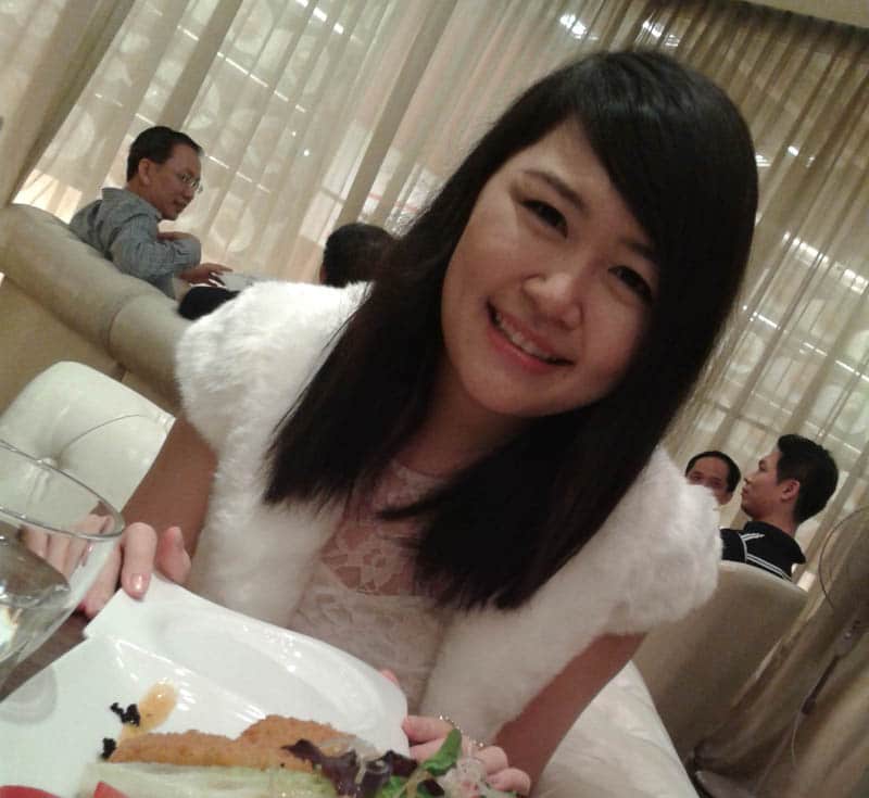 Celes having dinner at TCC