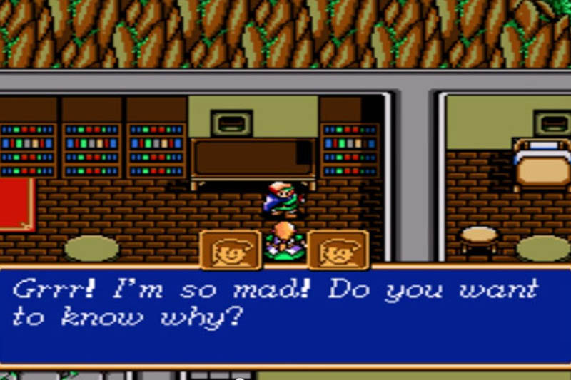 Dialogue with a NPC in Shining Force (game)