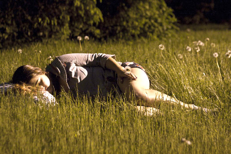 Asleep on the grass