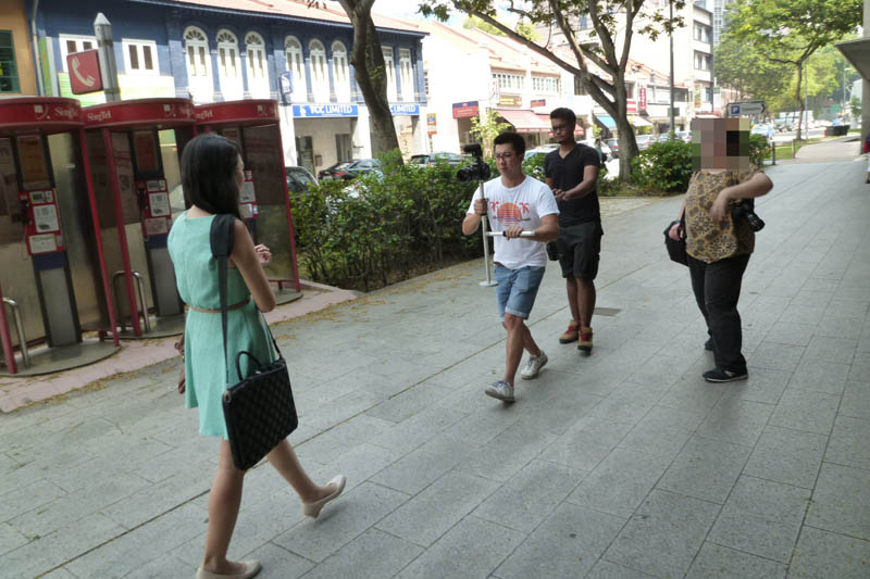 Soul Sisters: Filming candid shots, walking to cafe